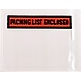 5 1/2 x 10" "Packing List Enclosed" Envelopes, Orange, 1000/Carton (PL24)~#|#~s0235615_sc7
