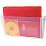 Deflect-O Wall-mount Pockets, Single Letter-Size Wall-Mount Pocket, Clear (DEF63201)~#|#~s0248153_sc7