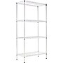 Alera® Industrial Wire Shelving Starter Set, 36Wx18"D, Silver~#|#~s0249058_sc7