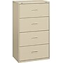 HON 4 Drawers Lateral File, Letter/Legal, Putty, 30"W (BSX434LL)~#|#~s0296764_sc7