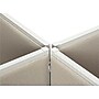 HON Verse QuickConnect Panel-to-Panel Connector, 180 Degrees, Light Gray Finish (BSXQC180GY)~#|#~s0309356_sc7
