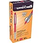 uni-ball Roller Grip Fine Point Roller Ball Pens, Fine Point, 0.7 mm, Red Ink / Red Barrel, 12/Pk~#|#~s0332704_sc7