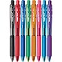 Pentel WOW Retractable Ballpoint Pens, Medium Point, Assorted Ink, 8/Pack (BK440CRBP8M)~#|#~s0333707_sc7