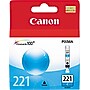 Canon 221 Cyan Standard Yield Ink Cartridge  (2947B001)~#|#~s0341885_sc7