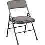 BridgePort Deluxe Commercial-Grade Folding Chairs, Gray, 4/Ct~#|#~s0343461_sc7