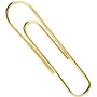 ACCO Gold Tone Jumbo Paper Clips, .13" Capacity, Gold, 50 Clips/Pack (A7072532)~#|#~s0353752_sc7