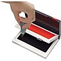 Cosco Two-Color Felt Stamp Pads, Red/Black Ink (090468)~#|#~s0355933_sc7