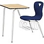 Scholar Craft Accolade Combo Desk, Maple Solid Plastic Top/Navy Seat~#|#~s0361917_sc7