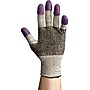 Jackson Safety® G60 Purple Nitrile Cut Resistant Gloves; Size 9.0 (Large), Ambidextrous , Grey/Black, 1 Pair~#|#~s0371144_sc7