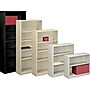 HON Brigade 6-Shelf Steel Standard Bookcase, 81.13"H x 34.5"W x 12.63"D, Black (S82ABCP)~#|#~s0384150_sc7