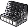 Advantus Literature File, Five Slots,  Black, 10 1/4"H x 13 1/4"W x 10"D~#|#~s0392525_sc7