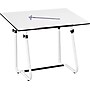 Safco® Drawing Table Base, White, 31 1/4" - 47"H x 32 1/4"W x 27 1/2"D~#|#~s0394563_sc7