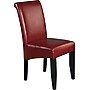 OSP Designs® Metro Bonded Leather Parsons Chair; Crimson Red~#|#~s0426346_sc7