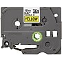 Brother P-touch TZe-FX631 Laminated Flexible ID Label Maker Tape, 1/2" x 26-2/10', Black on Yellow (TZe-FX631)~#|#~s0430566_sc7