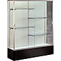 Ghent Spirit Series Display Case, 4-Shelf, Black, 72"H x 48"W x 16"D~#|#~s0441259_sc7