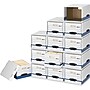 Bankers Box® Storage Drawers with PRESTO™ Heavy-Duty Boxes, Letter/Legal, White/Blue, 6/Carton (2162601)~#|#~s0490441_sc7