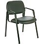 Safco Cava® Collection Straight-Leg Guest Chair, Vinyl, Black, Seat: 20"W x 18"D, Back: 20"W x 14"H~#|#~s0501254_sc7