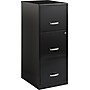 Office Designs 3 Drawer Vertical File Cabinet, Black, Letter, 18''D (17438)~#|#~s0503943_sc7