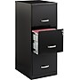 Office Designs 3 Drawer Vertical File Cabinet, Black, Letter, 18''D (17438)~#|#~s0503944_sc7