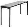 Iceberg Maxx Legroom Rectangular Folding Table, Gray, 29 1/2"H x 72"W x 18"D~#|#~s0506923_sc7