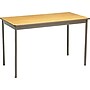 Barricks® Utility Tables, 30Hx48Wx24"D, Brown/Oak~#|#~s0510080_sc7
