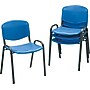 Safco Polypropylene Office Chair Stacking Chair, Blue, 4/Carton (4185BU)~#|#~s0510097_sc7