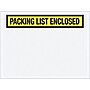Packing List Envelope, 4 1/2" x 6" - Yellow Panel Face, "Packing List Enclosed", 1000/Case~#|#~s0537841_sc7