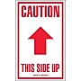 Tape Logic Labels, "Caution - This Side Up", Arrow, 3" x 5", Red/White, 500/Roll (SCL515)~#|#~s0537901_sc7