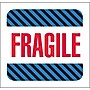 Tape Logic Labels, "Fragile", 4" x 4", Multiple, 500/Roll (SCL522)~#|#~s0537902_sc7