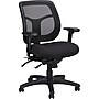 Raynor Apollo Multi-Function Slider Task Chair, Fabric/Mesh, Black, Seat: 20 1/2"W x 19 3/10"D, Back: 20 1/2"W x 25"H~#|#~s0549347_sc7