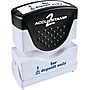 Accustamp2 Pre-Inked Shutter Stamp with Microban®, Blue, Each (035601)~#|#~s0557345_sc7