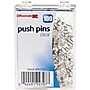 OIC Push Pins, 1/4" Plastic Heads, Clear, 100 Boxes Per Carton (92707CT)~#|#~s0562852_sc7