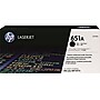 HP 651A Black Standard Yield Toner Cartridge  (CE340A)~#|#~s0565696_sc7