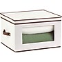 Honey Can Do Natural Canvas Tall Window Storage Chest~#|#~s0567046_sc7