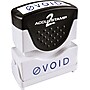 Accu-Stamp2 One-Color Pre-Inked Shutter Message Stamp, VOID, 1/2" x 1-5/8" Impression, Blue Ink (035584)~#|#~s0578034_sc7