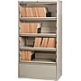 Lorell Receding Lateral File with Roll Out Shelves, Putty, 36" x 18.6" x 68.8"~#|#~s0580455_sc7