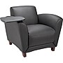 Lorell Reception Seating Chair with Tablet, Black (LLR68953)~#|#~s0586110_sc7