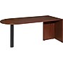 Lorell Essentials Peninsula Desk Box 1/2, Mahogany (LLR69380)~#|#~s0586125_sc7