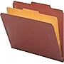 Nature Saver Recycled Pressboard Classification Folder, Letter, 1-Divider, 4-Fastener, 10/Box (NAT01050)~#|#~s0586447_sc7