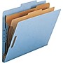 Nature Saver Recycled Classification Folder, Letter, Blue, 2 Dividers, 2 in. Capacity, 10/Box (NATSP17205)~#|#~s0586471_sc7