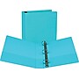 Samsill Fashion 2" 3-Ring Non-View Binders, Turquoise, 2/Pack (SAMU86677)~#|#~s0588001_sc7