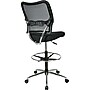 Office Star Space® Fabric Air Grid® Back Deluxe Drafting Chair with Chrome Base, Black Mesh Seat~#|#~s0602880_sc7