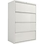 Alera® Four-Drawer Lateral File Cabinet, 36w x 18d x 52 1/2h, Light Gray (ALELF3654LG)~#|#~s0615288_sc7
