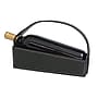 Bey-Berk Black Pebbled Leather Wine Cradle, Black (BS956)~#|#~s0632627_sc7