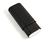 Bey-Berk Leather Cedar Lined Telescoping 3-Cigar Holder, Black (C253)~#|#~s0632655_sc7