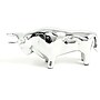 Bey-Berk Chrome Plated Bull Paperweight, Silver (D022)~#|#~s0632743_sc7