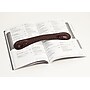 Bey-Berk Croco Leather Book Weight, Brown (D1430)~#|#~s0632811_sc7