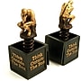 Bey-Berk Think Outside the Box Metal Book Ends, 9.25", Bronze (R10N)~#|#~s0633245_sc7