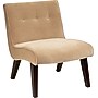 Office Star Ave Six Curves Valencia Velvet Armless Chair, Coffee (VAL51N-C27)~#|#~s0639357_sc7