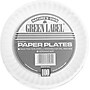 AJM Budgetware Paper Plates, 6" Diameter, White, 10 Bags of 100 per Carton (AJMPP6GREWH)~#|#~s0643411_sc7